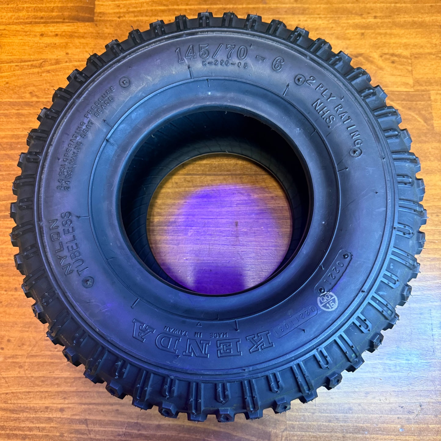 145/70-6 Electric Scooter Tyre - (15X6.00-6) KENDA K290 SCORPION