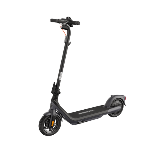 Segway Ninebot E2 Pro electric scooter, front three-quarter view on white