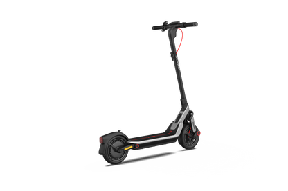 Rear view of the Segway E3 Pro showing the brake light and deck