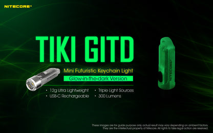 Nitecore TIKI UV 1000mv 充電紫外線鑰匙圈手電筒黑光