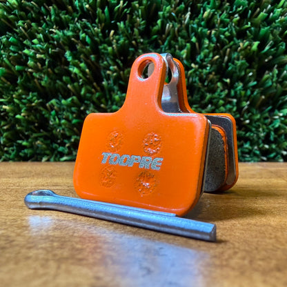 Brake Pads - Rectangle 29.5mm x 30mm (Type 9) Ceramic (Green/Orange)