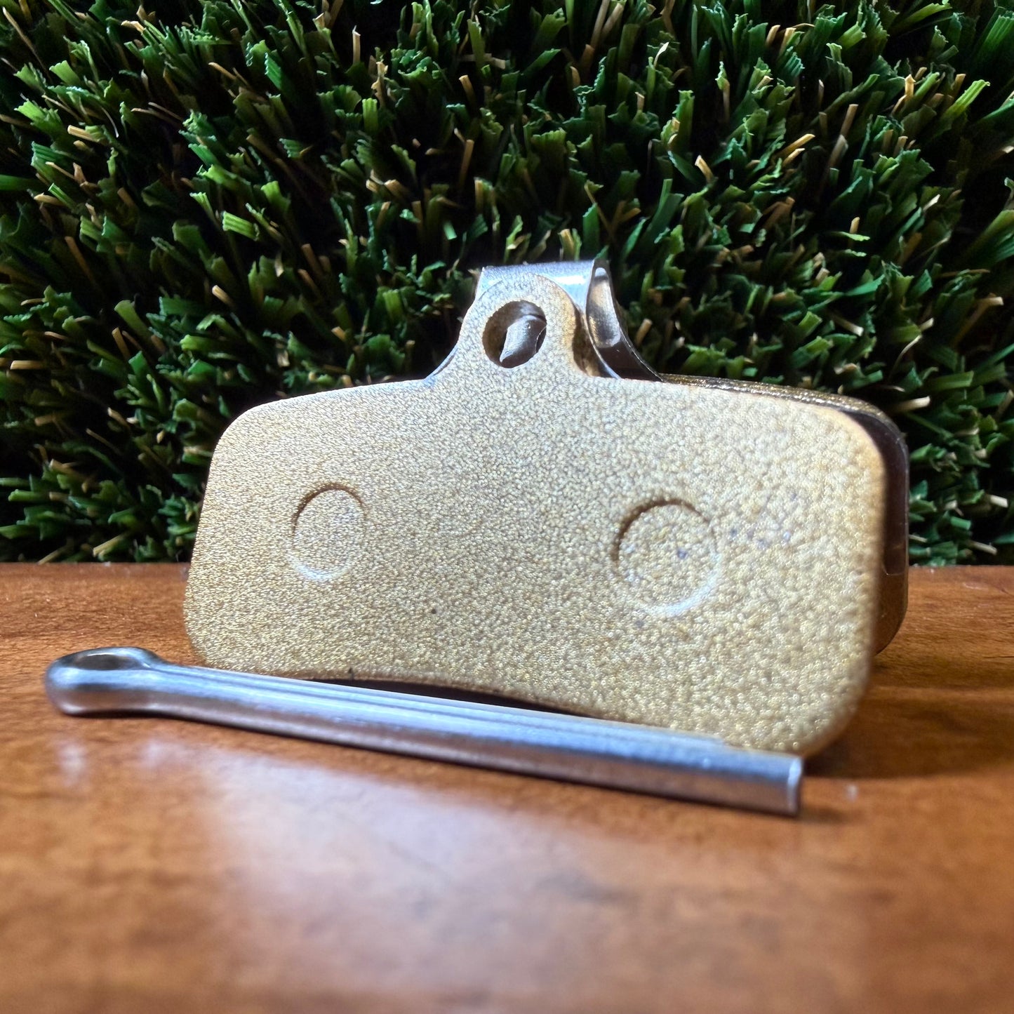 Brake Pads - Rectangle 39.5mm x 24mm (Type 6) All-Metal (Gold)