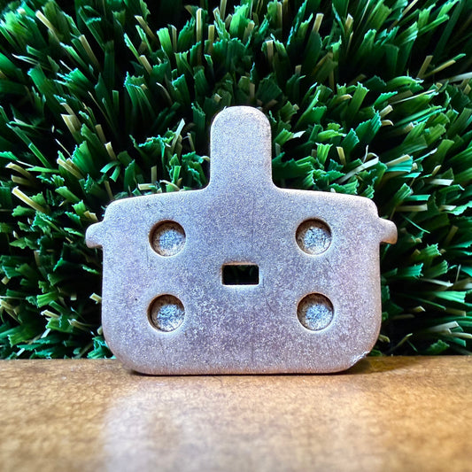 Brake Pads - Rectangle Slotted 34mm x 29mm (Type 14) All-Metal (Gold) 