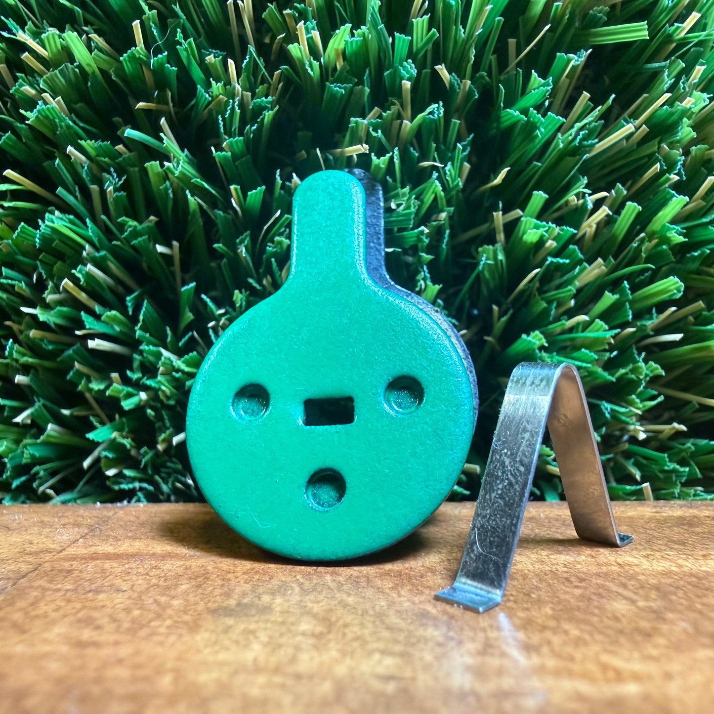 Brake Pads - Round Slotted Dragon 22.5mm x 33.5mm (Type 4) Ceramic (Green)