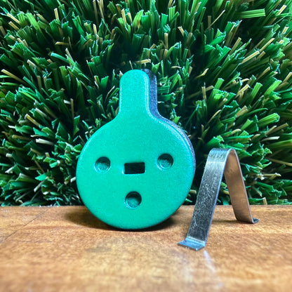 Brake Pads - Round Slotted Dragon 22.5mm x 33.5mm (Type 4) Ceramic (Green)