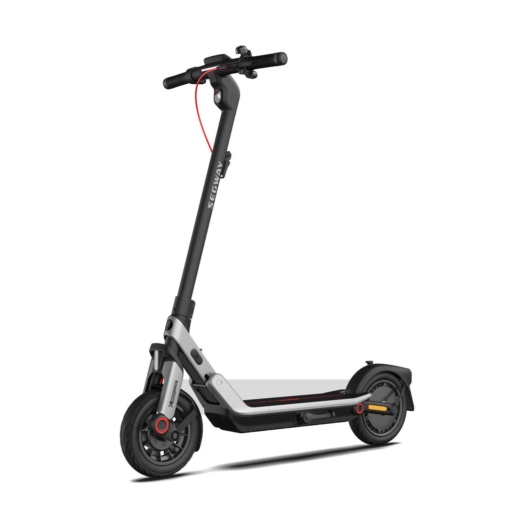 Segway Ninebot E3 Pro electric scooter viewed from the front at an angle