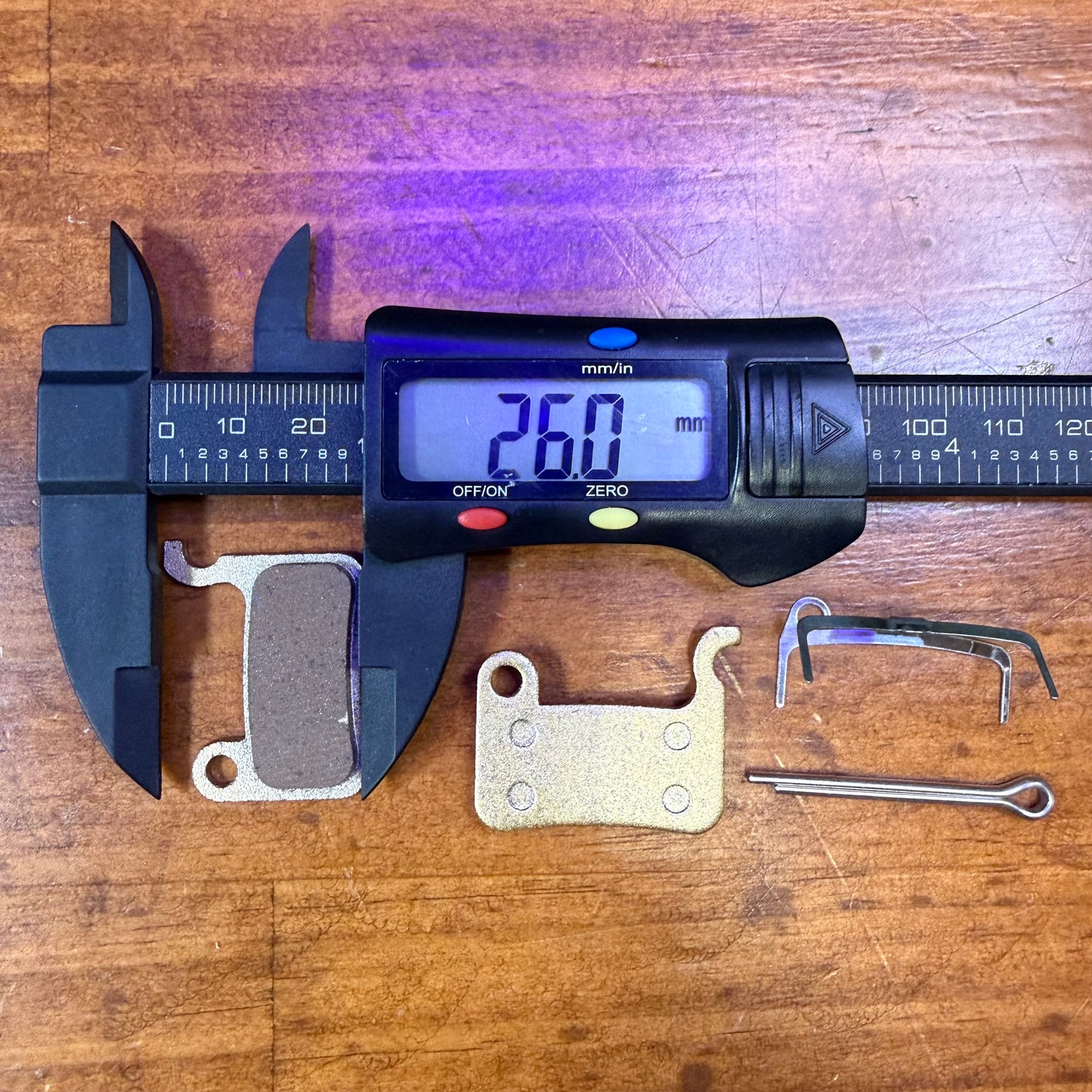 Electric Scooter Brake Pads - Rectangle Hook 32mm x 26mm (Type 2) Height