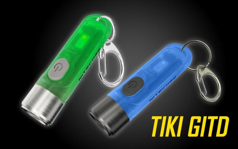 Nitecore TIKI UV 1000mv Rechargeable UV Keychain Flashlight Black Light