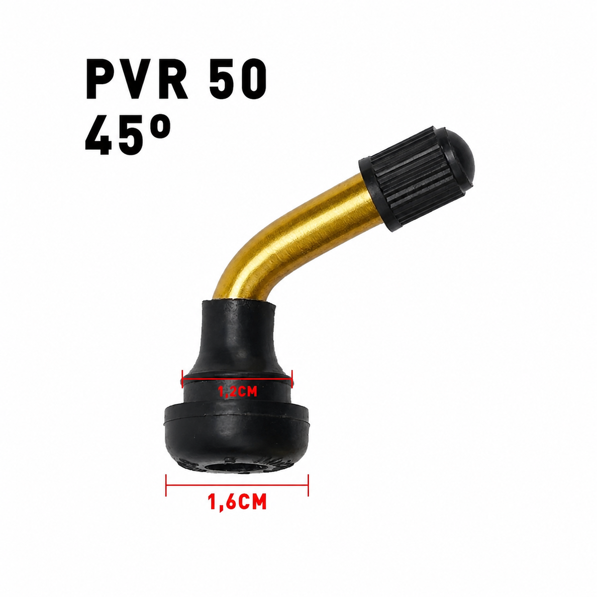 PVR50 45 Degree Valve Stem