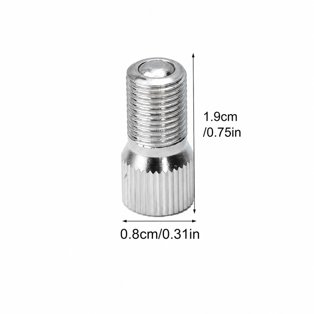 Schrader Valve Stem Extender - Straight 19mm