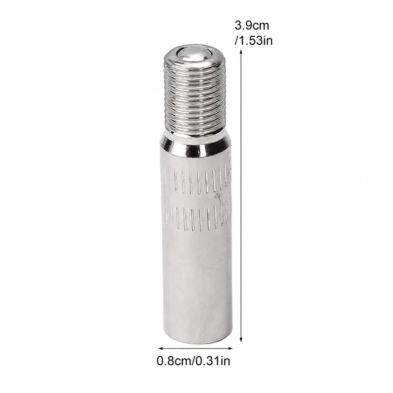 Schrader Valve Stem Extender - Straight 39mm