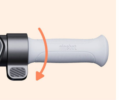 C2 Pro handlebar grip and thumb throttle