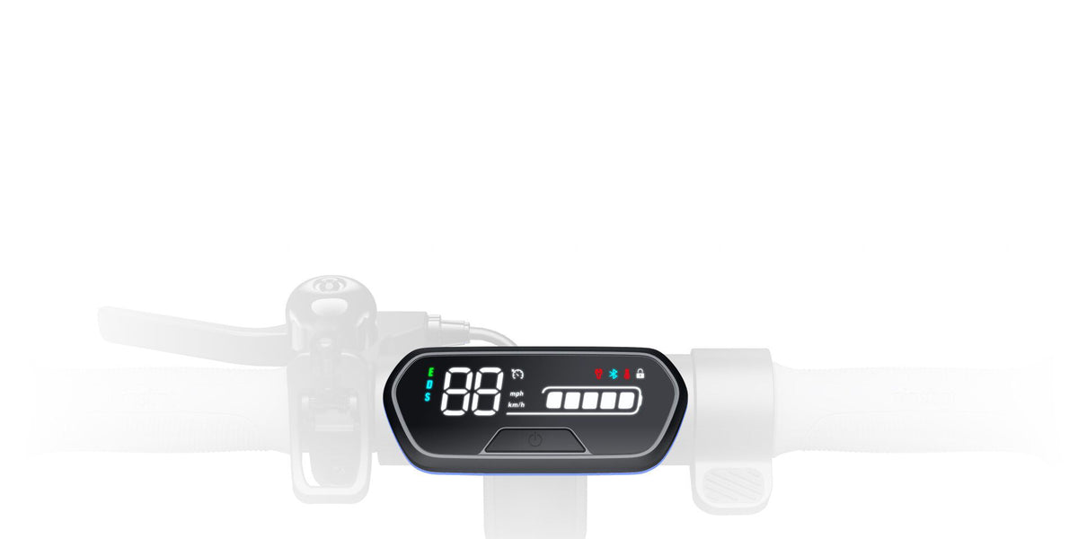 C2 Pro handlebar with its 2.8-inch LED dashboard