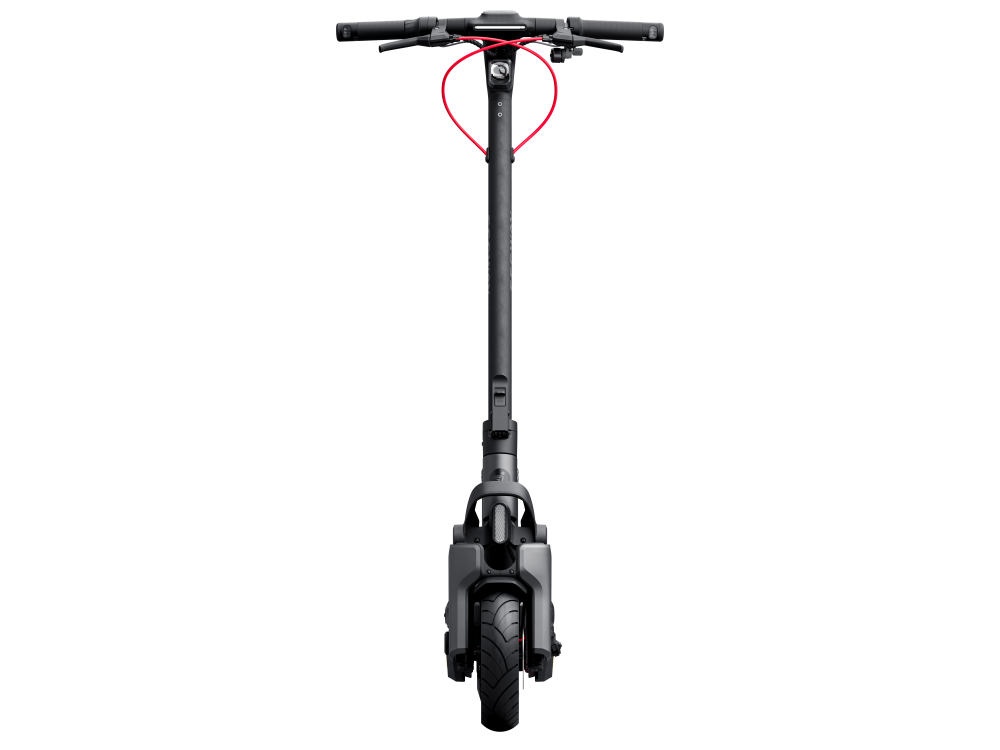 Front view of the Segway Ninebot MAX G3 with headlight and handlebars