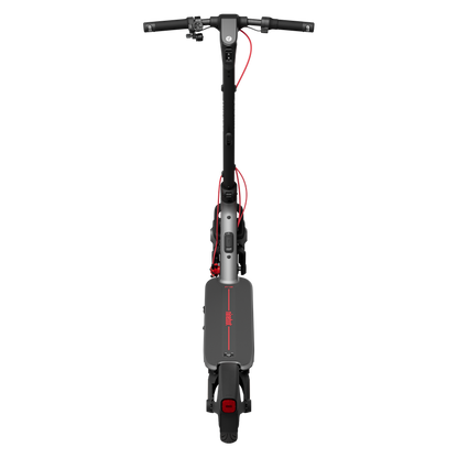 Overhead view of the Segway Ninebot F3 footboard and handlebar layout