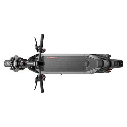Segway Ninebot GT3 electric scooter — overhead view of the foot deck and handlebars