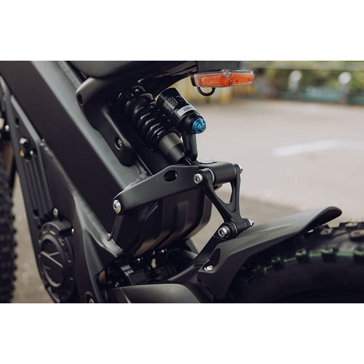 Talaria XXX PRO rear shock and suspension linkage.